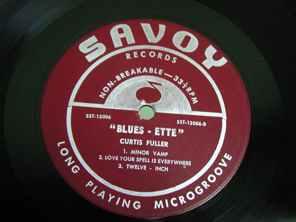 Curtis Fuller's Quintet - Blues-ette (Vinyl, LP, Album, Stereo) Very Good Plus (VG+) / Good Plus (G+)