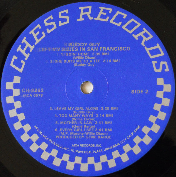 Buddy Guy - Left My Blues In San Francisco (Vinyl, LP, Album, Reissue)