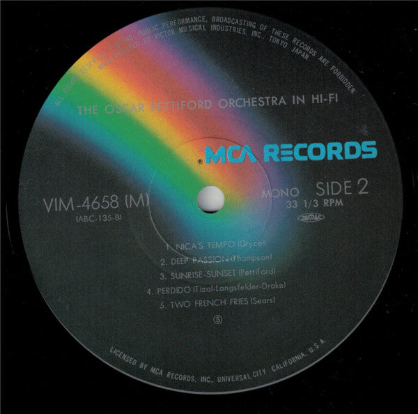 Oscar Pettiford Orchestra - In Hi-Fi (Vinyl, LP, Album, Reissue, Mono) Very Good (VG) / Very Good Plus (VG+)