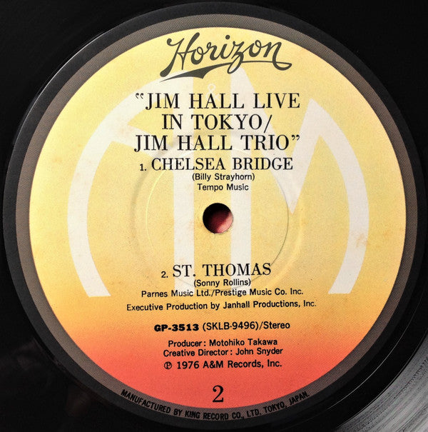 Jim Hall Trio - Jim Hall Live In Tokyo (Vinyl, LP, Album)