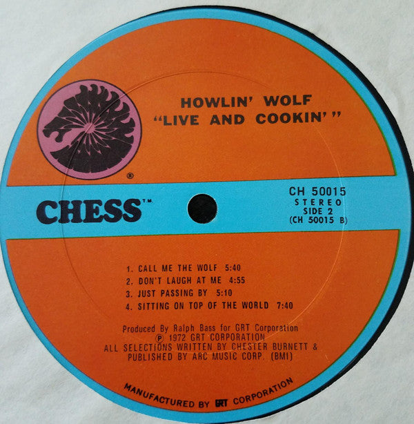 Howlin' Wolf - Live And Cookin' At Alice's Revisited (Vinyl, LP, Album, Stereo) Very Good (VG) / Very Good (VG)