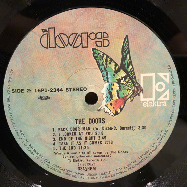 The Doors - The Doors (Vinyl, LP, Album, Reissue, Stereo) Very Good Plus (VG+) / Very Good (VG)