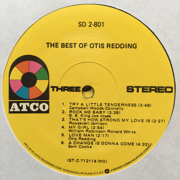 Otis Redding - The Best Of Otis Redding (2xVinyl, LP, Compilation, Reissue) Very Good Plus (VG+) / Good Plus (G+)