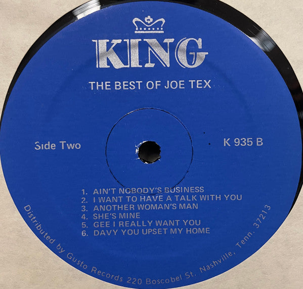 Joe Tex - The Best Of Joe Tex (Vinyl, LP, Compilation, Reissue) Very Good (VG) / Very Good (VG)