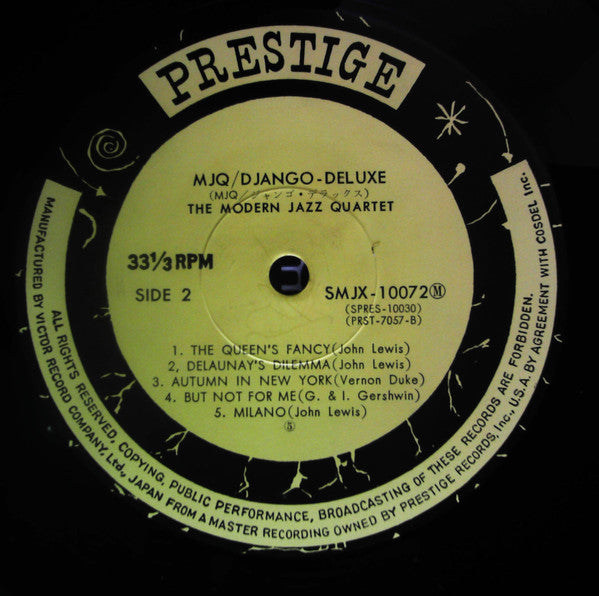 The Modern Jazz Quartet - Django (Vinyl, LP, Album, Stereo) Very Good (VG) / Good Plus (G+)