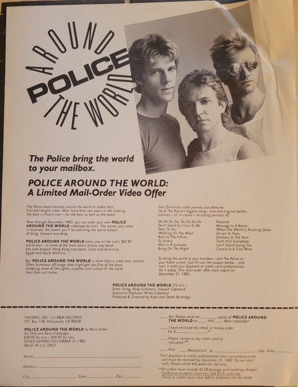 The Police - Synchronicity (Vinyl, LP, Album) Very Good (VG) / Very Good (VG)
