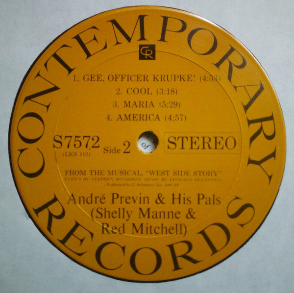 André Previn & His Pals - West Side Story (Vinyl, LP, Album, Reissue, Stereo) Very Good (VG) / Poor (P)