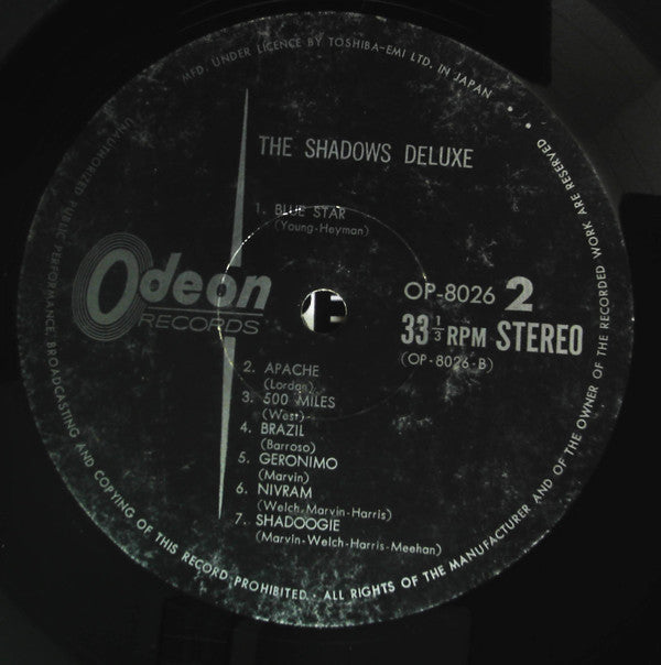The Shadows - Deluxe (Vinyl, LP, Compilation, Reissue, Stereo) Very Good Plus (VG+) / Very Good Plus (VG+)