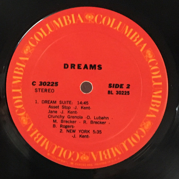 Dreams (4) - Dreams (Vinyl, LP, Album, Stereo) Very Good Plus (VG+) / Good Plus (G+)