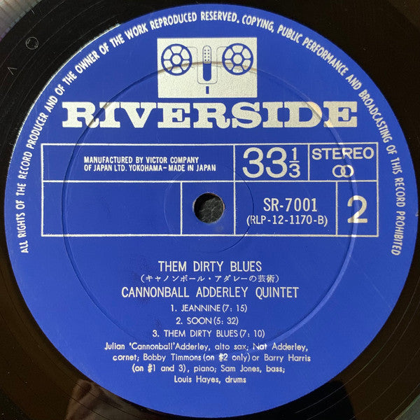 The Cannonball Adderley Quintet - Them Dirty Blues (Vinyl, LP, Albu...