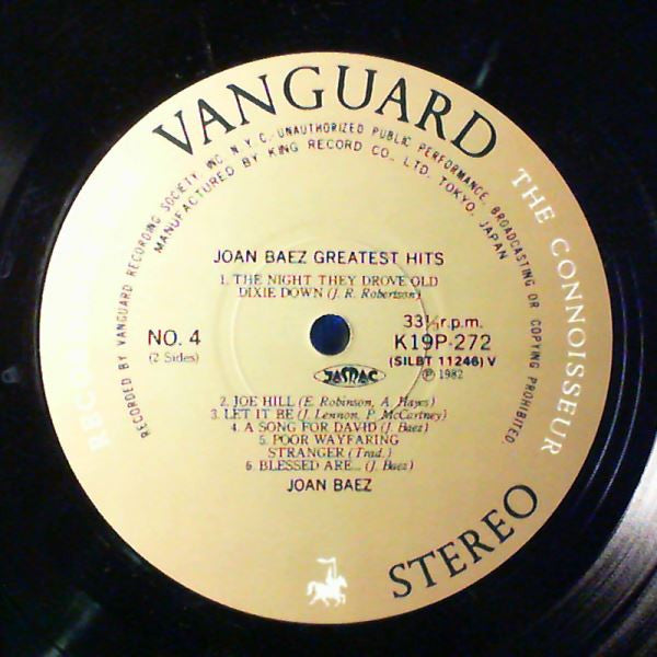 Joan Baez - Greatest Hits (Vinyl, LP, Compilation, Stereo)