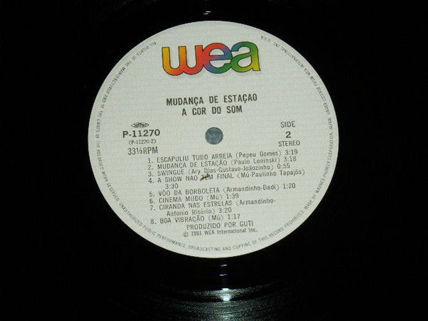 A Cor Do Som - Mudança De Estação (Vinyl, LP, Album) Very Good Plus (VG+) / Very Good Plus (VG+)