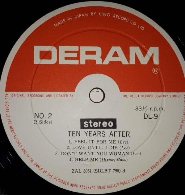 Ten Years After - Ten Years After (Vinyl, LP, Album)
