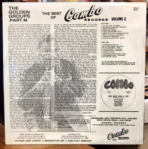 Various - The Best Of Combo Records Volume 2 (Vinyl, LP, Compilation) Good Plus (G+) / Good Plus (G+)