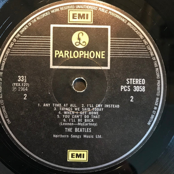 The Beatles - A Hard Day's Night (Vinyl, LP, Album, Stereo, Reissue) Very Good Plus (VG+) / Very Good (VG)