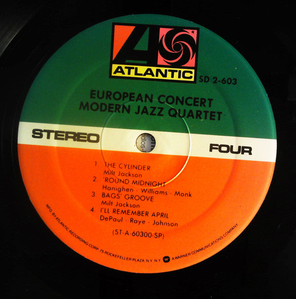 The Modern Jazz Quartet - European Concert (2xVinyl, LP, Album, Reissue, Stereo) Very Good Plus (VG+) / Very Good (VG)
