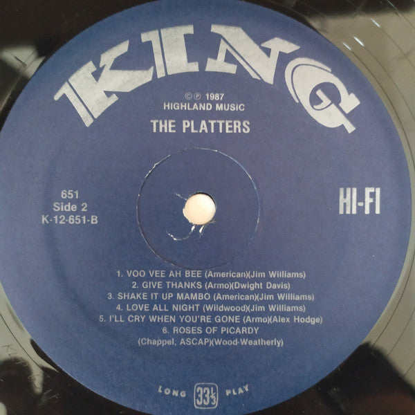 The Platters - The Platters (Vinyl, LP, Reissue) Very Good (VG) / Very Good Plus (VG+)