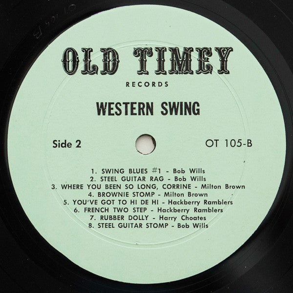 Various - Western Swing (Historic Recordings) (Vinyl, LP, Compilation) Very Good Plus (VG+) / Very Good (VG)