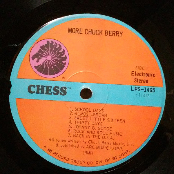 Chuck Berry - More Chuck Berry (Vinyl, LP, Compilation, Reissue, Stereo) Very Good (VG) / Good Plus (G+)