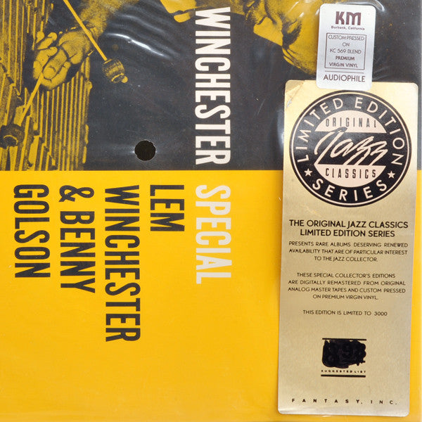 Lem Winchester - Winchester Special (Vinyl, LP, Album, Stereo, Reissue, Remastered, Limited Edition) Near Mint (NM or M-) / Near Mint (NM or M-)