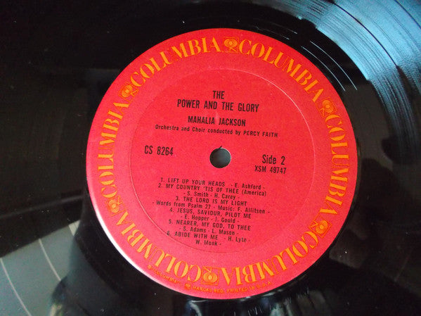 Mahalia Jackson - The Power And The Glory (Vinyl, LP, Album, Stereo, Reissue) Very Good Plus (VG+) / Very Good Plus (VG+)