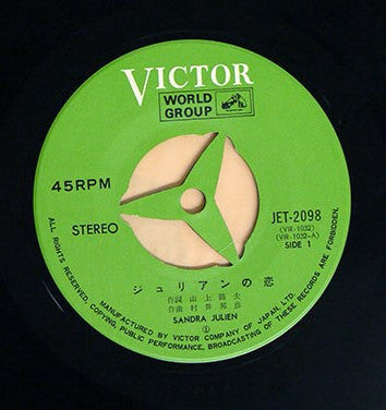 Sandra Julien - Sandra's Forest (Vinyl, 7", Single, Stereo) Very Good Plus (VG+) / Very Good Plus (VG+)