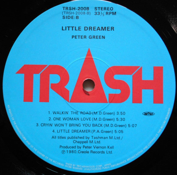 Peter Green (2) - Little Dreamer (Vinyl, LP, Album) Very Good Plus (VG+) / Very Good (VG)