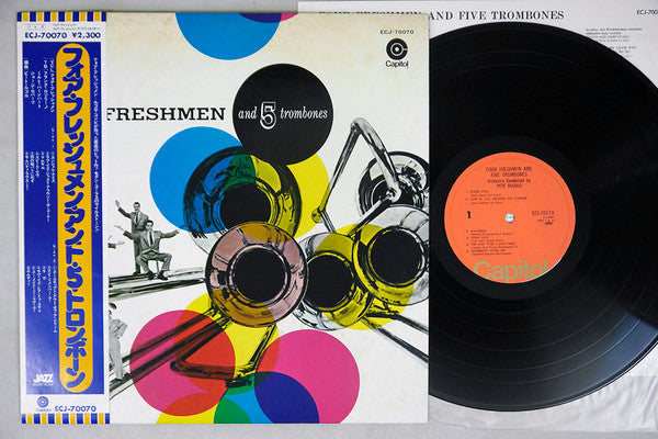 The Four Freshmen - Four Freshmen And 5 Trombones (Vinyl, LP, Album, Reissue, Mono) Very Good Plus (VG+) / Very Good (VG)