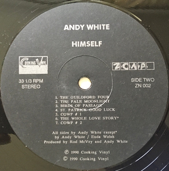 Andy White (4) - Himself (Vinyl, LP, Album, Repress) Very Good Plus (VG+) / Good Plus (G+)