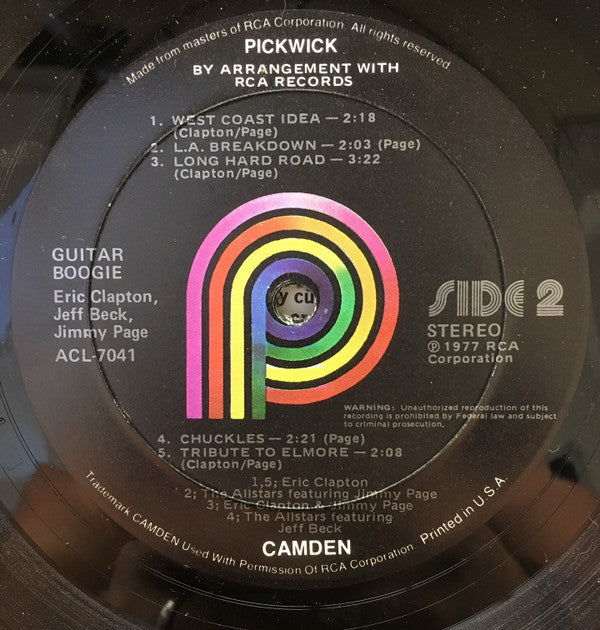 Eric Clapton - Guitar Boogie (Vinyl, LP, Compilation, Reissue) Good Plus (G+) / Very Good (VG)