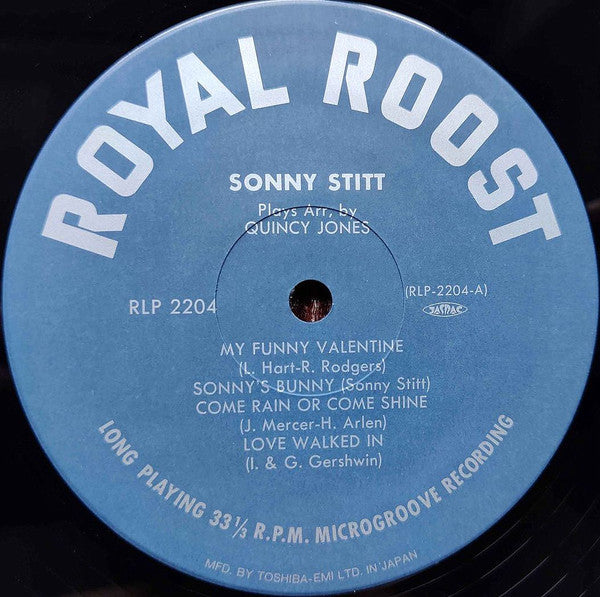 Sonny Stitt - Sonny Stitt Plays Arrangements From The Pen Of Quincy Jones (Vinyl, LP, Album, Limited Edition, Reissue, Mono) Very Good Plus (VG+) / Very Good Plus (VG+)