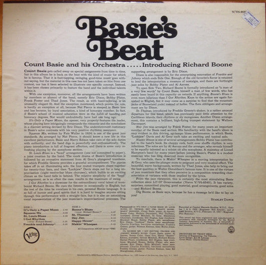 Count Basie Orchestra - Basie's Beat (Vinyl, LP) Good Plus (G+) / Good Plus (G+)