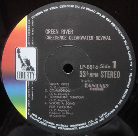 Creedence Clearwater Revival - Green River (Vinyl, LP, Album, Stereo)