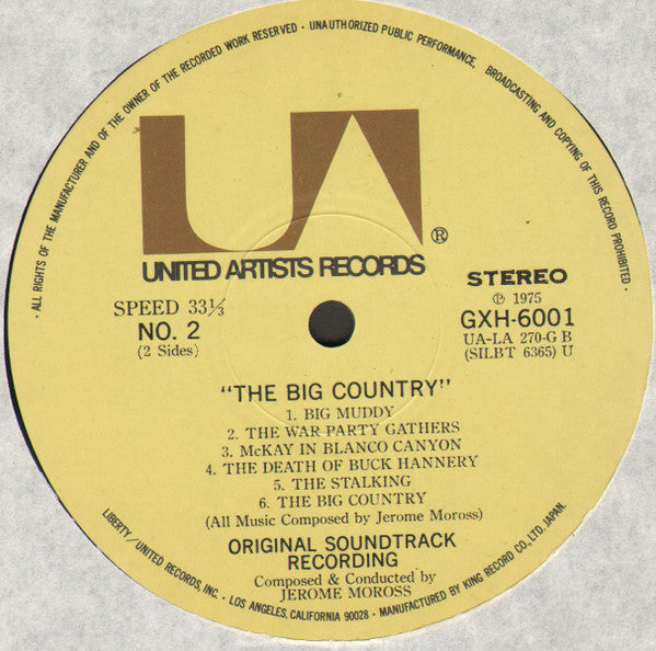 Jerome Moross - The Big Country (Original Music From The Motion Pic...