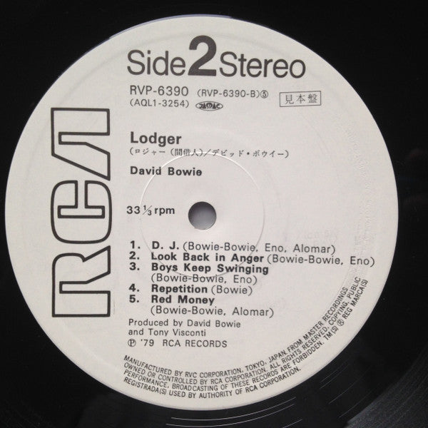 David Bowie - Lodger (Vinyl, LP, Album, Promo, Stereo) Very Good Plus (VG+) / Very Good Plus (VG+)