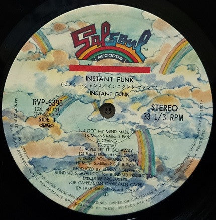 Instant Funk - Instant Funk (Vinyl, LP, Album) Very Good (VG) / Very Good (VG)