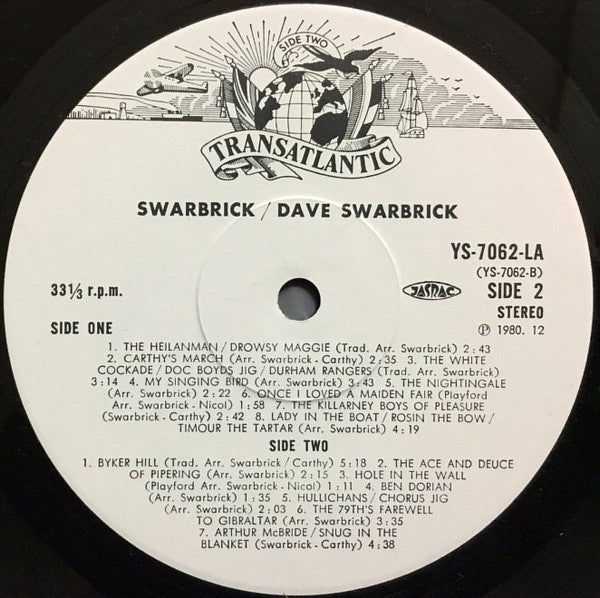Dave Swarbrick - Swarbrick (Vinyl, LP, Album, Reissue) Very Good Plus (VG+) / Very Good Plus (VG+)