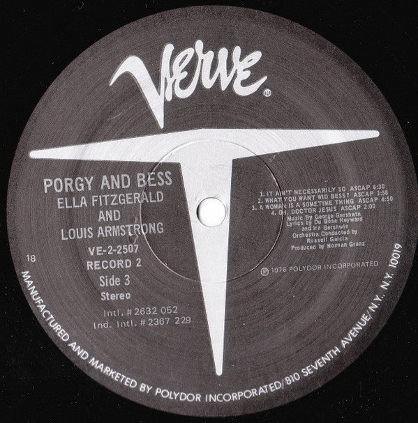 Ella Fitzgerald - Porgy & Bess (2xVinyl, LP, Album, Reissue) Very Good (VG) / Very Good Plus (VG+)