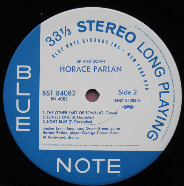 Horace Parlan - Up & Down (Vinyl, LP, Album, Limited Edition, Reissue, Stereo) Near Mint (NM or M-) / Near Mint (NM or M-)
