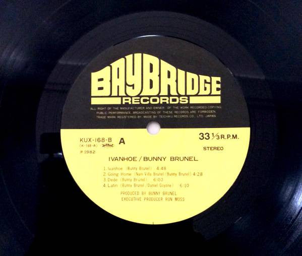 Bunny Brunel - Ivanhoe (Vinyl, LP, Album) Good Plus (G+) / Good Plus (G+)