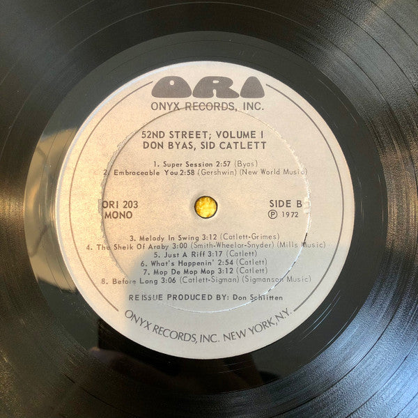Tony Scott (2) - 52nd Street; Volume 1 (Vinyl, LP, Compilation, Mono) Very Good Plus (VG+) / Very Good (VG)