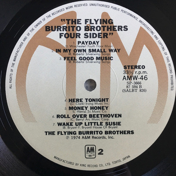 The Flying Burrito Bros - Four Sider (2xVinyl, LP, Compilation) Very Good (VG) / Very Good (VG)