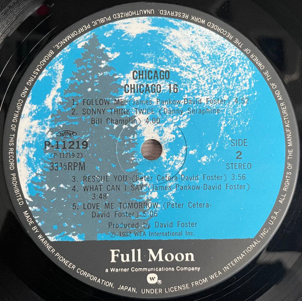 Chicago (2) - Chicago 16 (Vinyl, LP, Album, Stereo) Very Good Plus (VG+) / Very Good (VG)