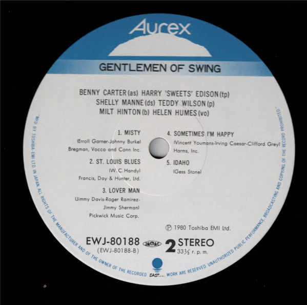 Various - Aurex Jazz Festival '80 - Gentlemen Of Swing (Vinyl, LP, ...