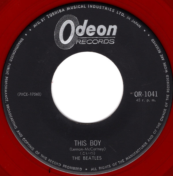 The Beatles - I Want To Hold Your Hand / This Boy = 抱きしめたい / こいつ (...