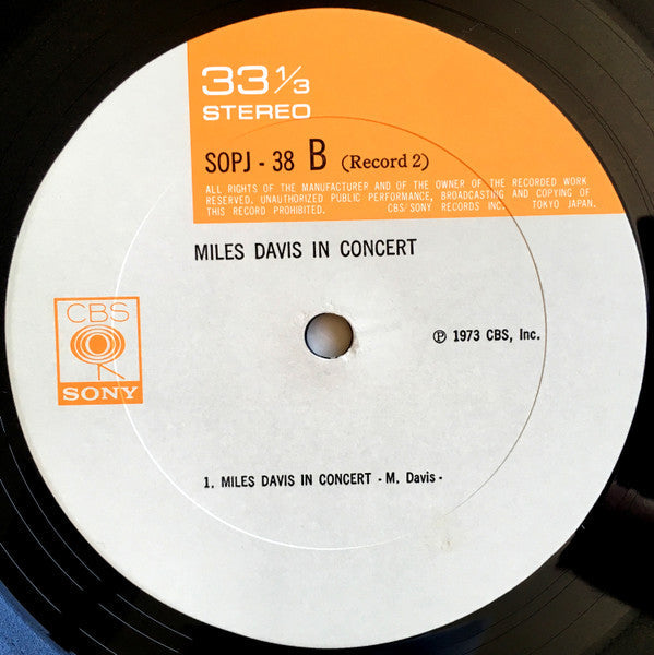 Miles Davis - In Concert (Vinyl, LP, Album)