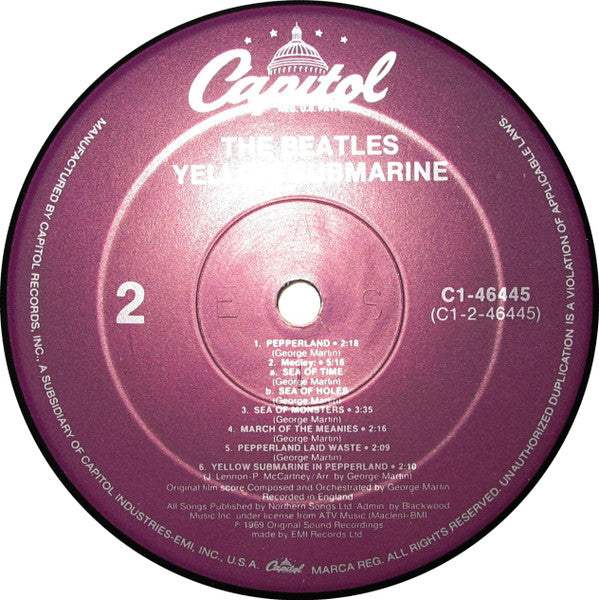 The Beatles - Yellow Submarine (Vinyl, LP, Album, Reissue, Stereo) Very Good (VG) / Very Good (VG)
