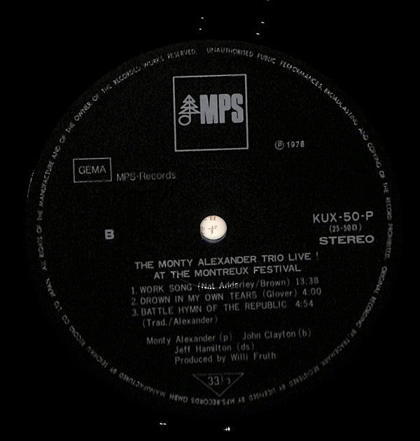 The Monty Alexander Trio - Montreux Alexander - Live! At The Montre...