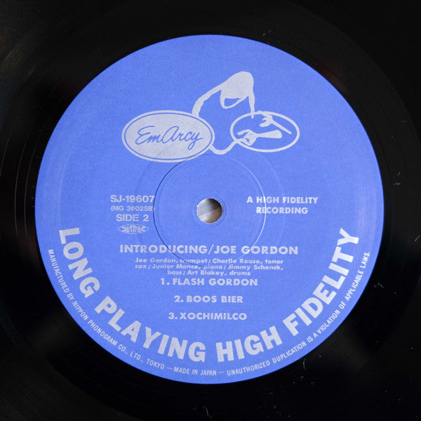 Joe Gordon - Introducing Joe Gordon (Vinyl, LP, Album, Reissue, Mono) Near Mint (NM or M-) / Very Good Plus (VG+)