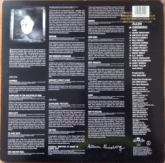 Allen Ginsberg - The Lion For Real (Vinyl, LP, Album, Stereo) Near Mint (NM or M-) / Very Good Plus (VG+)